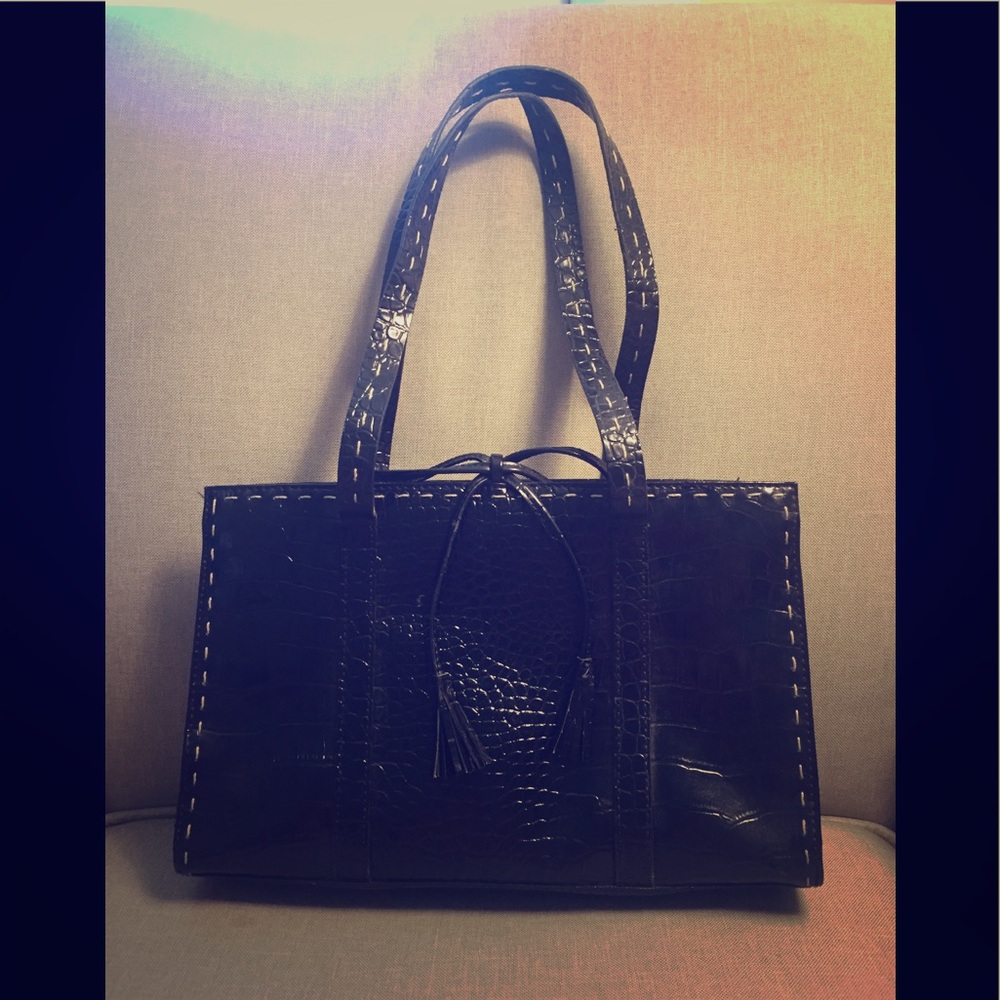 Liz Claiborne faux Italian Leather Handbag